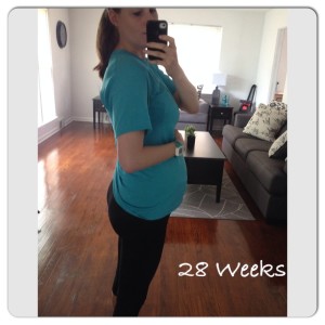 28 week pregnant