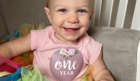 Lilliana is 1!